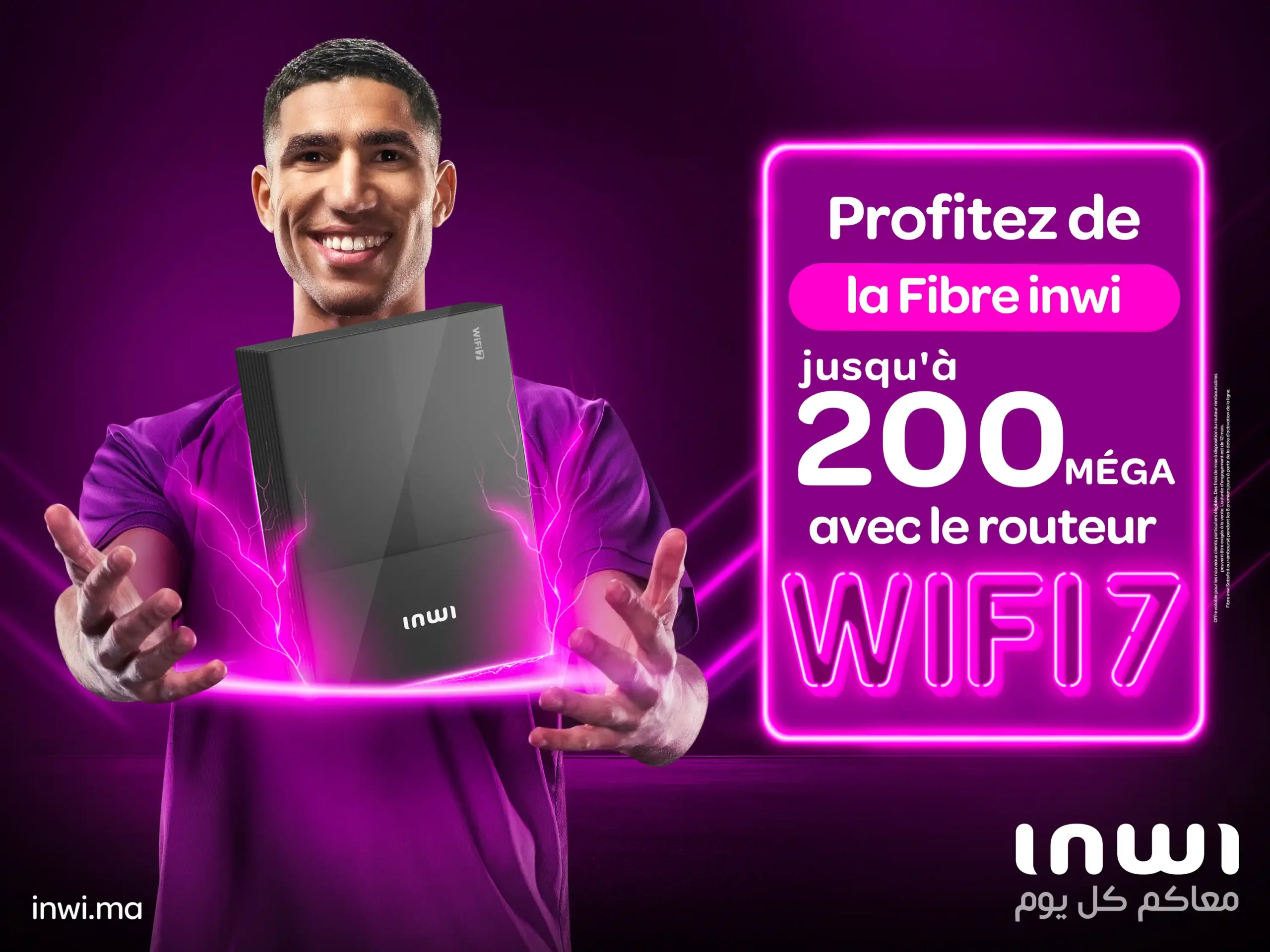 inwi fibre optique WiFi 7