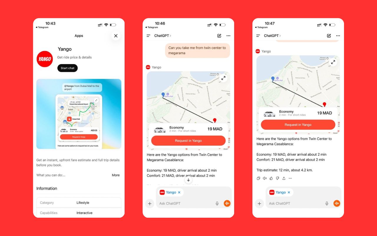 Yango شات جي بي تي